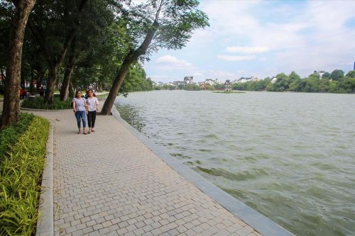 Chỉnh trang, cải tạo, kè hồ Hoàn Kiếm: Hiện đại nhưng vẫn rêu phong
