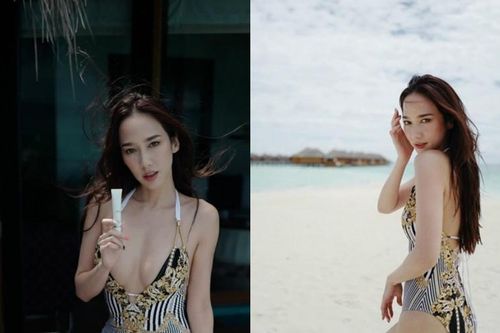 Nữ hoàng giải trí Thái Lan khoe thân hình nóng bỏng ở tuổi tứ tuần