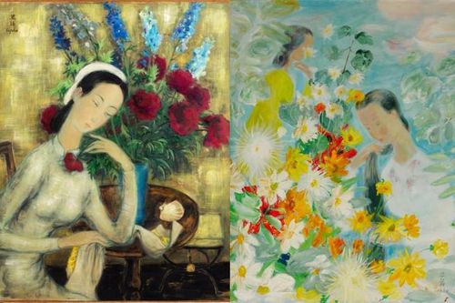 Hé lộ bức tranh của danh họa Lê Phổ vừa được bán với giá kỷ lục ở nước ngoài