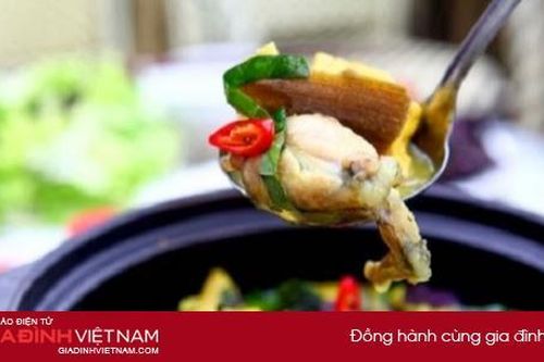 Cách nấu món ếch om chuối đậu đậm đà ngày thu