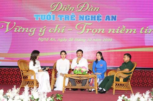 Diễn đàn 'Tuổi trẻ Nghệ An vững ý chí - trọn niềm tin với Đảng'