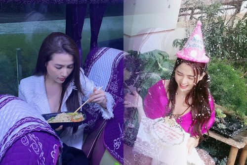 Bố mẹ xót xa vì Phan Thị Mơ gầy xanh xao khi đóng phim vất vả