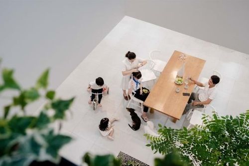 Căn nhà 300m2 gây ấn tượng với không gian tối giản kết nối thành viên gia đình