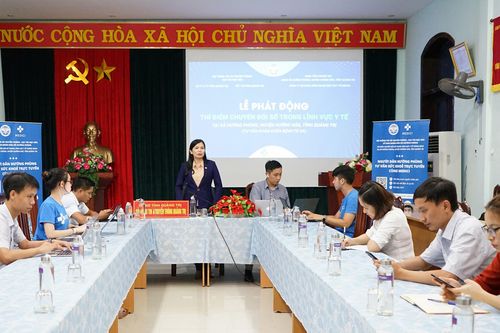Phát động thí điểm chuyển đổi số trong lĩnh vực y tế tại xã Hướng Phùng