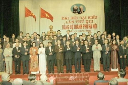 Đại hội đại biểu lần thứ XIII Đảng bộ thành phố Hà Nội: Xây dựng Thủ đô Hà Nội ngày càng giàu đẹp, văn minh, hiện đại