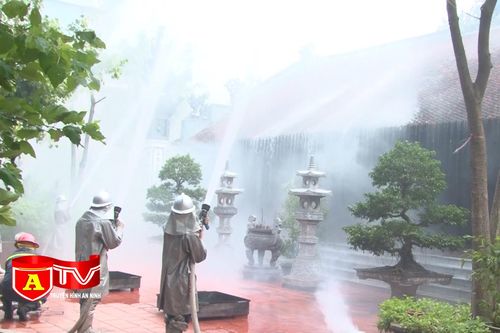 UBND quận Hai Bà Trưng diễn tập phương án PCCC tại chùa Chân Tiên
