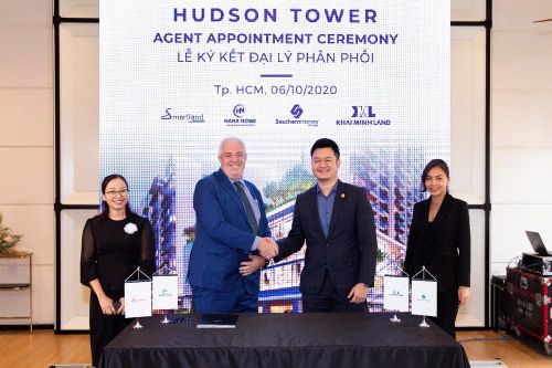 City Garden Thủ Thiêm ký kết hợp tác với 4 nhà phân phối lớn cho HUDSON Tower