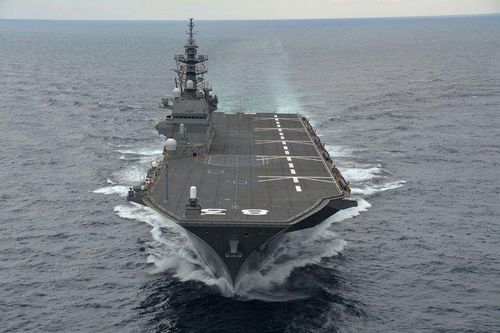 Nhật Bản sửa đổi tàu Izumo không có đường nhảy cầu dành cho F-35B