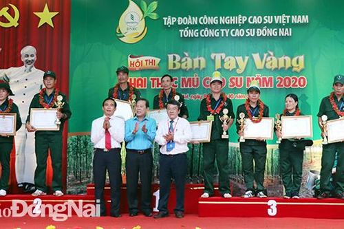 Hội thi Bàn tay vàng khai thác mủ cao su năm 2020