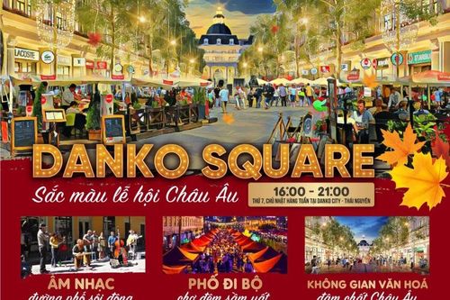 Không gian Hội chợ châu Âu ngay tại Thái Nguyên