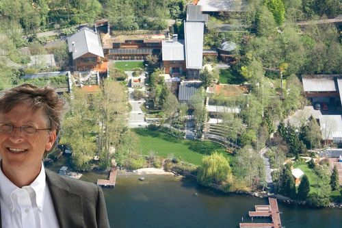 Siêu dinh thự 154 triệu USD của Bill Gates