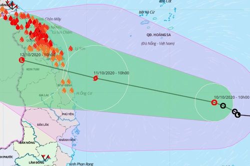 Bão có thể đổ bộ Quảng Nam - Phú Yên 2 ngày tới