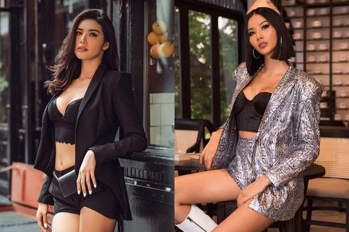 Dàn mỹ nhân chuộng mặc suit kèm quần shorts cùng màu
