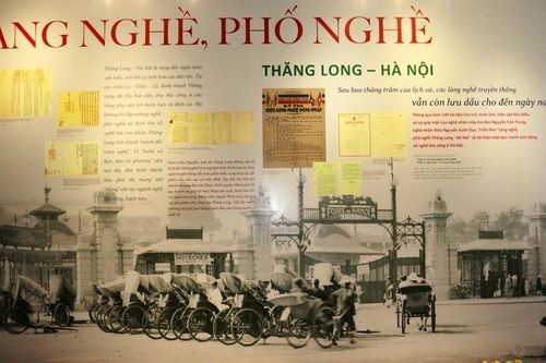 Trưng bày hơn 130 tư liệu quý về làng nghề, phố nghề Thăng Long - Hà Nội