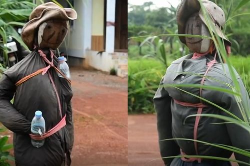 Dân Campuchia dùng bù nhìn để chống lại Covid-19