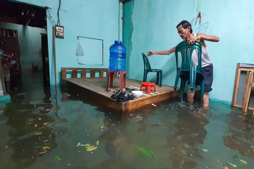 TP Tam Kỳ chìm trong biển nước