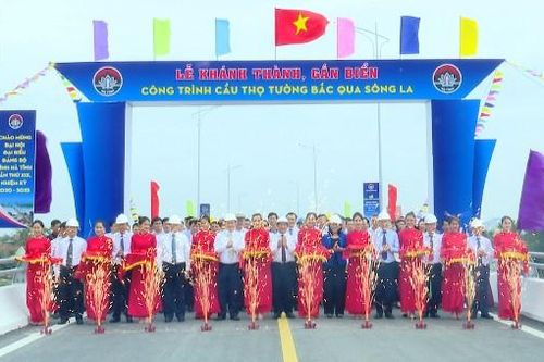 Hà Tĩnh: Khánh thành cầu Thọ Tường bắc qua sông La
