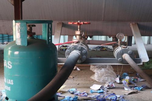 Hải Phòng: Nghi vấn hoạt động sang chiết gas sai phép