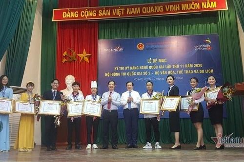 Kết thúc kỳ thi kỹ năng nghề nhiều đổi mới: 168 thí sinh đạt huy chương