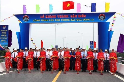 Hà Tĩnh: Khánh thành cầu Thọ Tường bắc qua sông La kết nối liên tỉnh