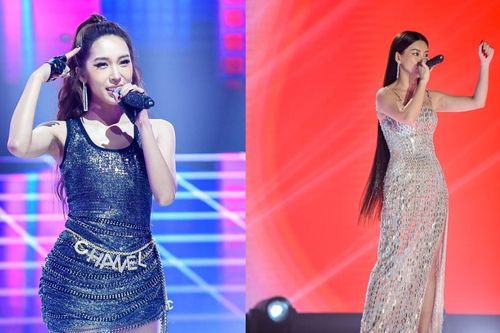 Diện váy sequin lấp lánh, Bùi Lan Hương như nữ thần - Emily 'cháy bỏng' tại King Of Rap