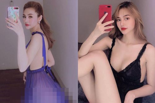 Không hổ danh 'em gái' Ngọc Trinh, Linh Chi ở nhà diện đồ xuyên thấu soi rõ từng đường cong