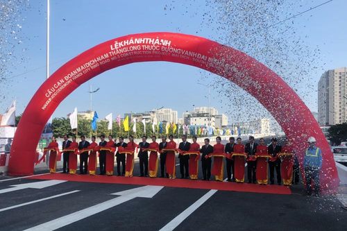 Dự án đường trên cao hơn 5.000 tỷ đồng của Hà Nội chính thức thông xe