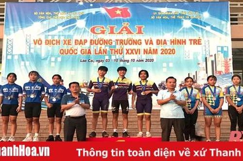 Giành vị trí nhất toàn đoàn nội dung xe đạp địa hình: Thanh Hóa lập thành tích lịch sử tại giải trẻ quốc gia