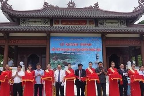Khánh thành đền thờ anh hùng dân tộc Nguyễn Trung Trực tại Bình Định