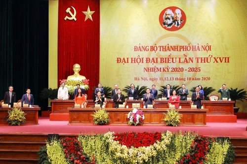 Đại hội đại biểu lần thứ XVII Đảng bộ thành phố Hà Nội tiến hành phiên trù bị