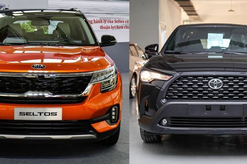 Chọn Kia Seltos bản đủ hay Toyota Corolla Cross tiêu chuẩn
