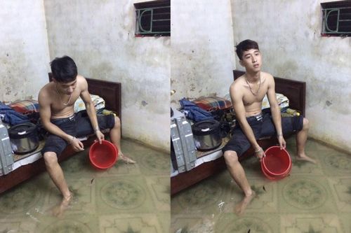 Nỗi khổ của sinh viên các tỉnh miền Trung những ngày mưa bão: Nước ngập tận mép giường, chỉ đành ngồi im đợi nước rút