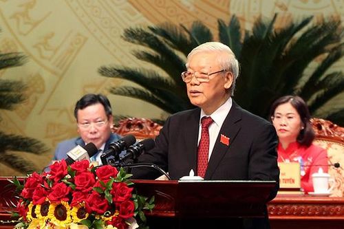Tổng bí thư: 'Đảng bộ Hà Nội phải làm gương cho các đảng bộ khác'
