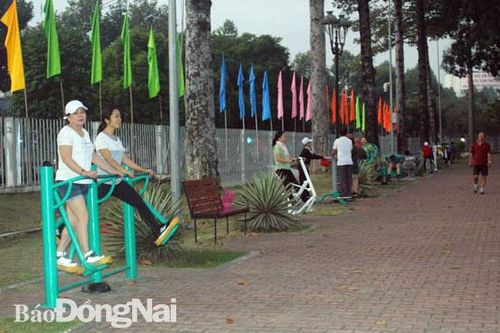 Nhân rộng mô hình thiết bị luyện tập thể dục công cộng