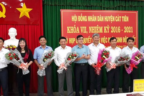 HĐND huyện Cát Tiên bầu bổ sung 2 phó chủ tịch UBND huyện
