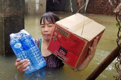 BVĐK khu vực Quảng Nam nước lũ tràn vào sâu 1m