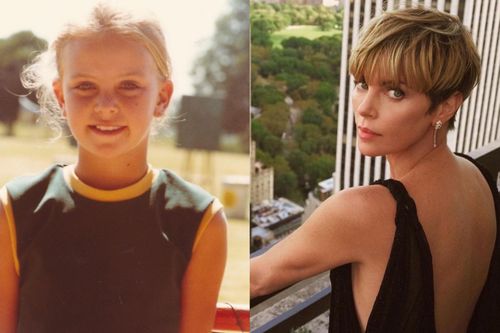 Ảnh ngày bé của Charlize Theron