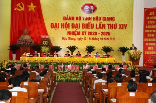Khai mạc Đại hội Đảng bộ tỉnh Hậu Giang lần thứ 14