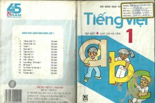 Sách giáo khoa tiếng Việt 1: Lứa 8x, 9x chắc chắn biết điều này...