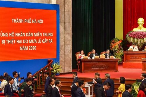 Hà Nội kêu gọi toàn dân chia sẻ, ủng hộ miền Trung bị thiệt hại do mưa lũ