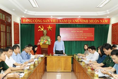 Phát động Cuộc thi tìm hiểu về Đại hội đại biểu Đảng bộ tỉnh Ninh Bình lần thứ XXII, nhiệm kỳ 2020 - 2025