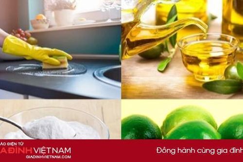 5 mẹo hay giúp xử lý sạch vết dầu mỡ bám khi nấu ăn
