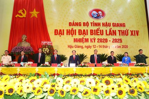 Khai mạc Đại hội Đảng bộ tỉnh Hậu Giang lần thứ XIV