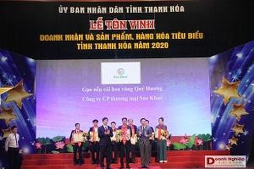 Thanh Hóa: Tôn vinh doanh nhân và sản phẩm hàng hóa tiêu biểu năm 2020