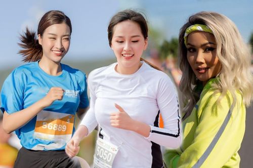 Những nàng Hậu Việt Nam chăm chạy bộ giữ dáng