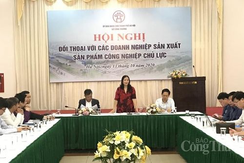 Hà Nội: Đối thoại, tháo gỡ khó khăn cho sản xuất sản phẩm công nghiệp chủ lực