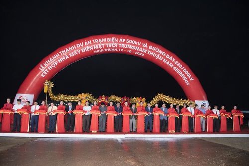 Trungnam Goup: Khánh thành trạm 500KV tại Ninh Thuận