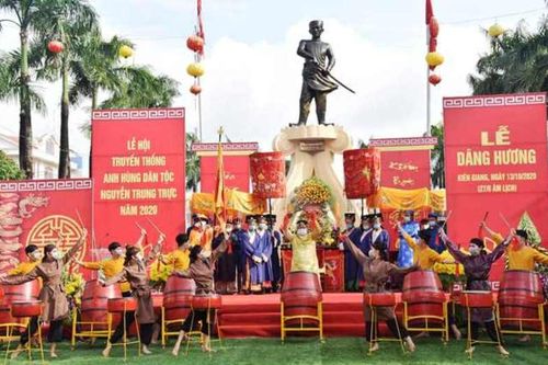 Lễ hội Anh hùng dân tộc Nguyễn Trung Trực ở Kiên Giang