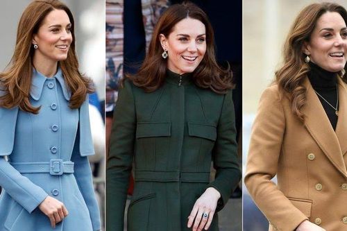 Soi những chiếc áo khoác 'sang, xịn, mịn' đến 'đứng tim' của Công nương Kate Middleton