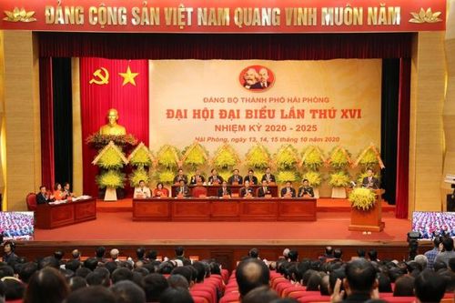 Khai mạc Đại hội đại biểu Đảng bộ TP Hải Phòng lần thứ XVI